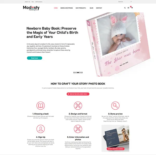 Portfolio modestybooks